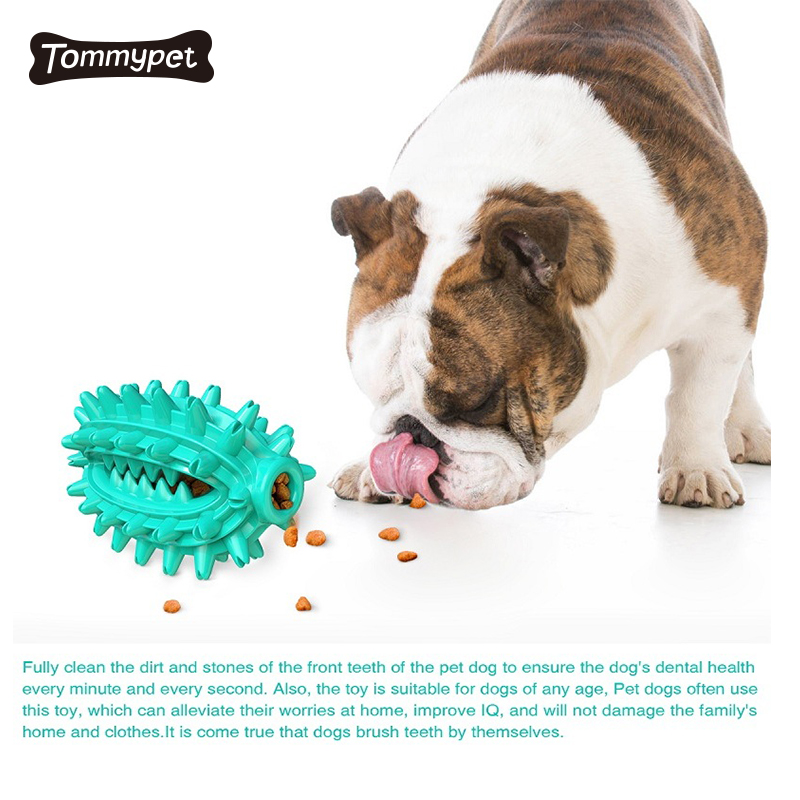عالية الجودة المطاط الحيوانات الأليفة كرات خشنة الأسنان طحن واحدة الالتصاق مضغ الكلب اللعب
