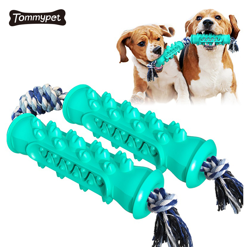 2021 الكلب العناية بالأسنان فرشاة أسنان عصا فعالة هزلي تنظيف الأسنان مدلك غير سام طبيعي للكلاب ألعاب مضغ المطاط