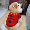 Ropa de mascotas ملابس القط الصيفية القط تي شيرت جرو الكلاب ملابس عيد الميلاد للحيوانات الأليفة الصغيرة