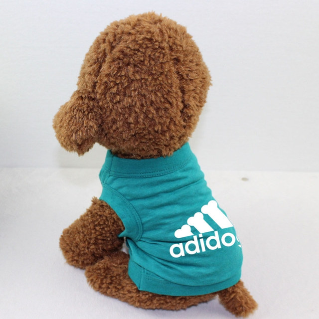 2021 الكلب هوديي الشتاء الفاخرة الكلب الملابس الكلب تي شيرت الحيوانات الأليفة أرنب الملابس Adidog لفصل الصيف