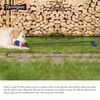 Amazon Best Sale Bite Resistant Color Training Pile Dog Chew Toy Toothbrush Silicone الأسنان Clean Stick مخصص للحيوانات الأليفة اللعب