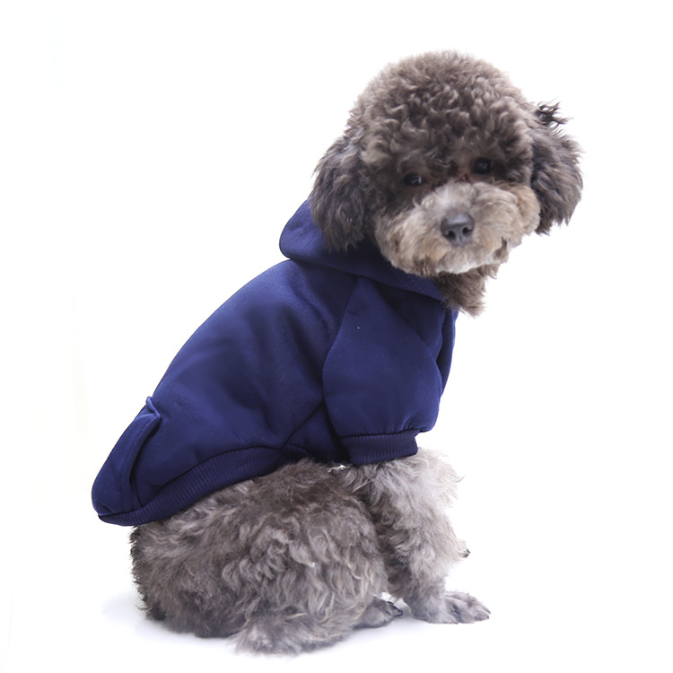 الجملة سترة جيب مخصصة قبعة عارضة الرياضة هوديي الخريف الشتاء الملابس القط متوسط ​​صغير الكلب