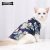 هاواي نمط جرو القط الأزهار الكلب القمصان الملابس الكلب قميص الصيف